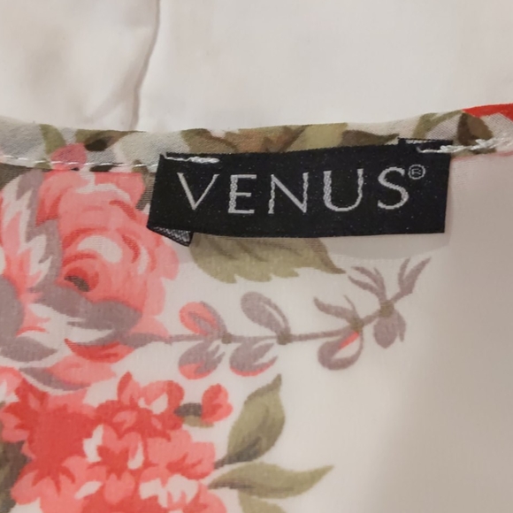 Venus 3/4 Sleeve Sheer Floral Blouse - Picture 8 of 8